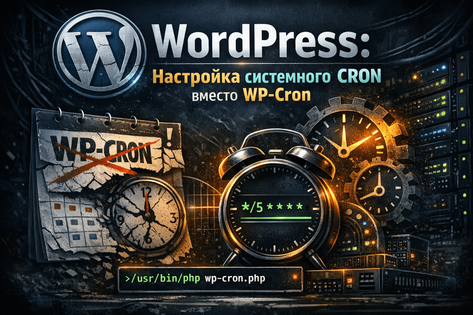 WordPress: как настроить системный cron вместо WP-Cron